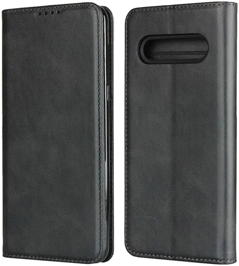 LG V60 ThinQ Portemonnee Stand Hoesje Zwart afbeelding 1