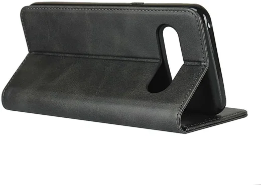LG V60 ThinQ Portemonnee Stand Hoesje Zwart afbeelding 5
