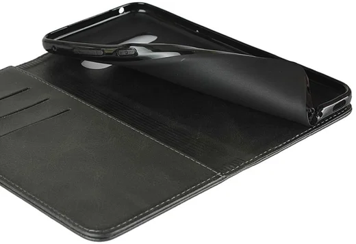 LG V60 ThinQ Portemonnee Stand Hoesje Zwart afbeelding 7