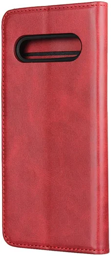 LG V60 ThinQ Portemonnee Stand Hoesje Rood afbeelding 3