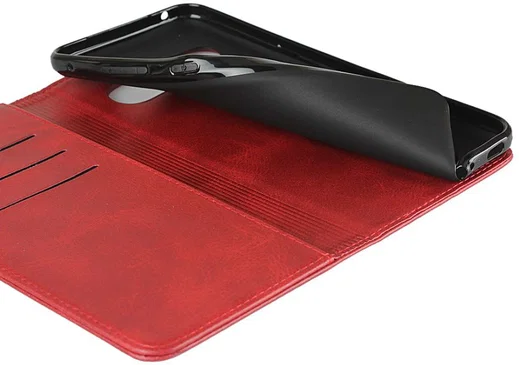 LG V60 ThinQ Portemonnee Stand Hoesje Rood afbeelding 7