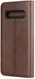 LG V60 ThinQ Portemonnee Stand Hoesje Coffee afbeelding 3