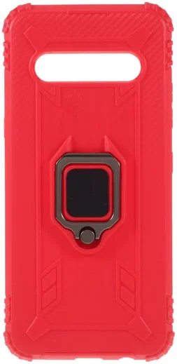 LG V60 ThinQ Kickstand Back Cover Rood afbeelding 1