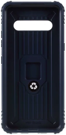 LG V60 ThinQ Kickstand Back Cover Blauw afbeelding 3