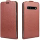 LG V60 ThinQ Verticale Flipcase Bruin afbeelding 2