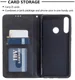 Huawei Y6p Geometrich Portemonnee Hoesje Zwart afbeelding 9