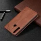 Huawei Y6p Geometrich Portemonnee Hoesje Coffee afbeelding 9
