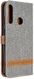 Huawei Y6p Jeans Portemonnee Hoesje Grijs afbeelding 3