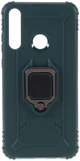 Huawei Y6p Kickstand Back Cover Groen afbeelding 1