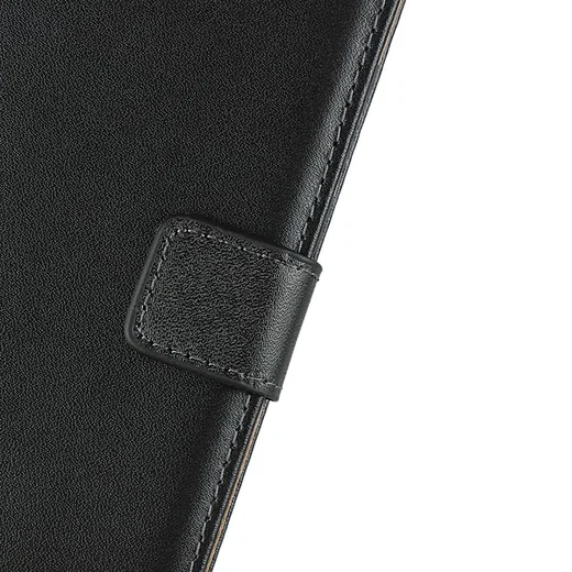 Huawei Y5P Leren Portemonnee Hoesje Zwart afbeelding 10