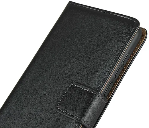 Huawei Y5P Leren Portemonnee Hoesje Zwart afbeelding 11