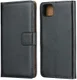 Huawei Y5P Leren Portemonnee Hoesje Zwart afbeelding 5