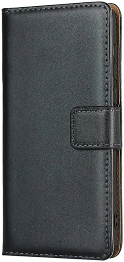 Huawei Y5P Leren Portemonnee Hoesje Zwart afbeelding 6
