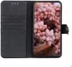 Motorola Edge PU Leren Portemonnee Hoesje Zwart afbeelding 4