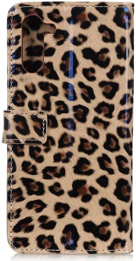 Motorola Edge Portemonnee Hoesje Luipaard Print afbeelding 4