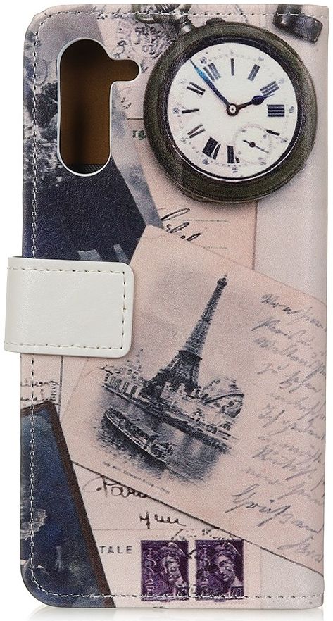 Motorola Edge Portemonnee Hoesje Eiffeltoren Print afbeelding 2
