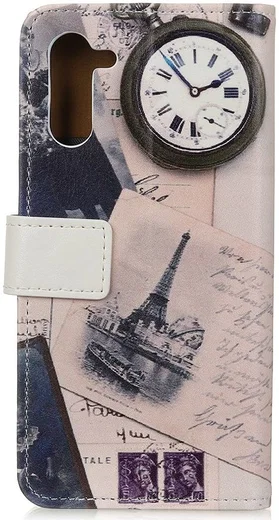 Motorola Edge Portemonnee Hoesje Eiffeltoren Print afbeelding 2