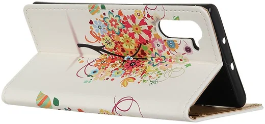 Motorola Edge Portemonnee Hoesje Kleurrijke Boom Print afbeelding 3