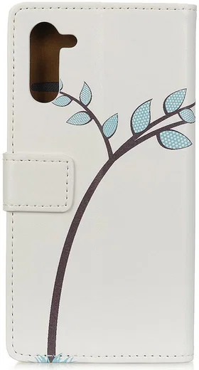 Motorola Edge Portemonnee Hoesje Uilen Print afbeelding 2