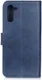 Motorola Edge Mat Portemonnee Hoesje Blauw afbeelding 6