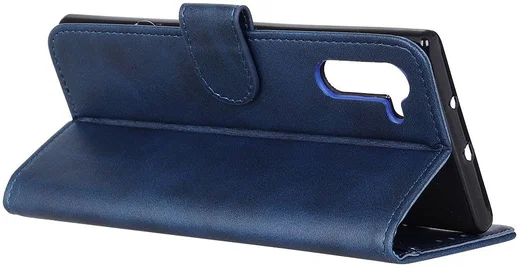 Motorola Edge Mat Portemonnee Hoesje Blauw afbeelding 7