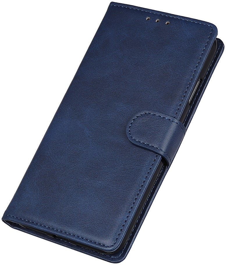 Motorola Edge Mat Portemonnee Hoesje Blauw afbeelding 9