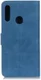 KHAZNEH Alcatel 1SE (2020) Hoesje Retro Wallet Book Case Blauw afbeelding 7