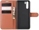 Oppo A91 Litchi Skin Leren Portemonnee Hoesje Bruin afbeelding 3