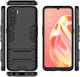 Oppo A91 Hoesje Shock Proof Back Cover Met Kickstand Zwart afbeelding 5