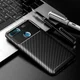Oppo A12 Hoesje Geborsteld Carbon Flexibele Back Cover Zwart afbeelding 10