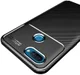 Oppo A12 Hoesje Geborsteld Carbon Flexibele Back Cover Zwart afbeelding 8
