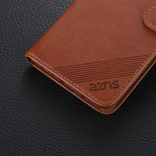 AZNS Oppo A52 / A72 Portemonnee Stand Hoesje Bruin afbeelding 10