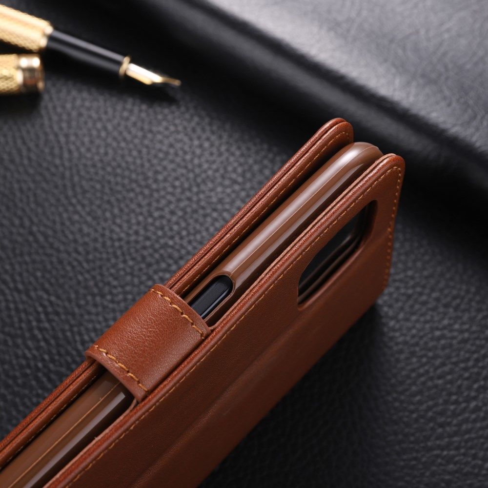 AZNS Oppo A52 / A72 Portemonnee Stand Hoesje Bruin afbeelding 12