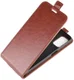 Oppo A52/A72 Vertical Wallet Flip Case Brown afbeelding 3
