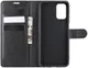 Oppo A52/A72 Litchi Skin Portemonnee Hoesje Zwart afbeelding 4