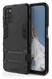 Oppo A52/A72 Hoesje Shock Proof Back Cover Met Kickstand Zwart afbeelding 1