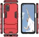 Oppo A52/A72 Hoesje Shock Proof Back Cover Met Kickstand Rood afbeelding 3