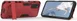 Oppo A52/A72 Hoesje Shock Proof Back Cover Met Kickstand Rood afbeelding 4