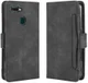 Oppo A12 Portemonnee Book Case Hoesje Met Kaarthouder Zwart afbeelding 2