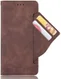 Oppo A12 Portemonnee Book Case Hoesje Met Kaarthouder Bruin afbeelding 6