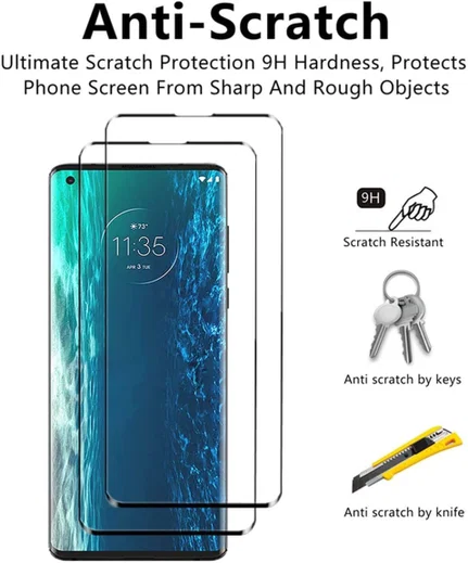 Motorola Edge Screen Protector Ultra Clear afbeelding 2