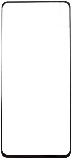 LG K61 Full Size Tempered Glass Screenprotector Zwart afbeelding 2