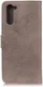 KHAZNEH OnePlus Nord Hoesje Portemonnee Book Case Grijs afbeelding 6