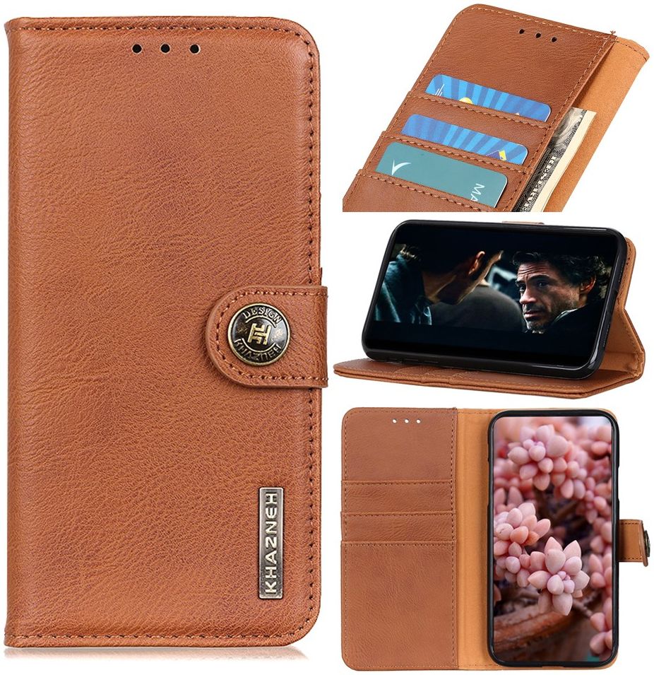OnePlus Nord Hoesje Vintage Wallet Bruin afbeelding 10