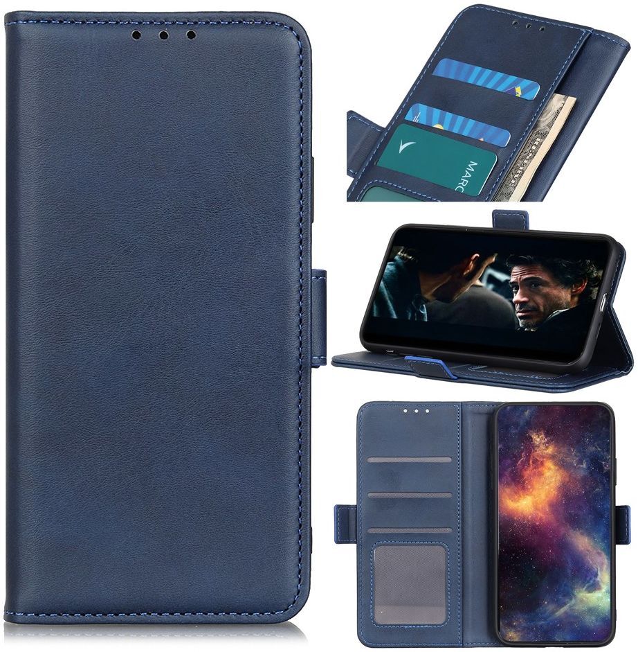 OnePlus Nord Hoesje Wallet Book Case Blauw afbeelding 6