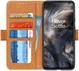 OnePlus Nord Hoesje Wallet Book Case Bruin afbeelding 1