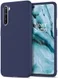 OnePlus Nord Hoesje Twill Slim Texture Back Cover Blauw afbeelding 1