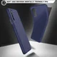 OnePlus Nord Hoesje Twill Slim Texture Back Cover Blauw afbeelding 4