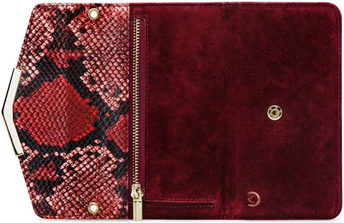 Mobilize Velvet Clutch Samsung Galaxy A31 Hoesje Red Snake afbeelding 5