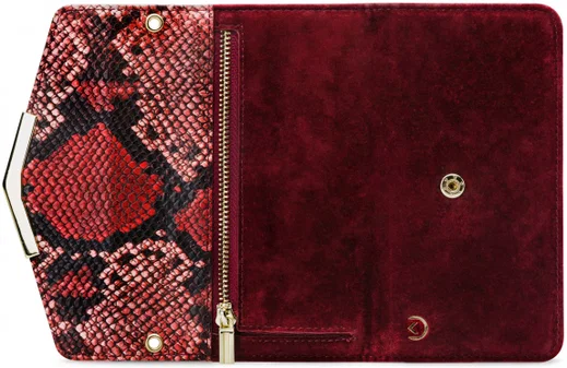Mobilize Velvet Clutch Samsung Galaxy A31 Hoesje Red Snake afbeelding 5